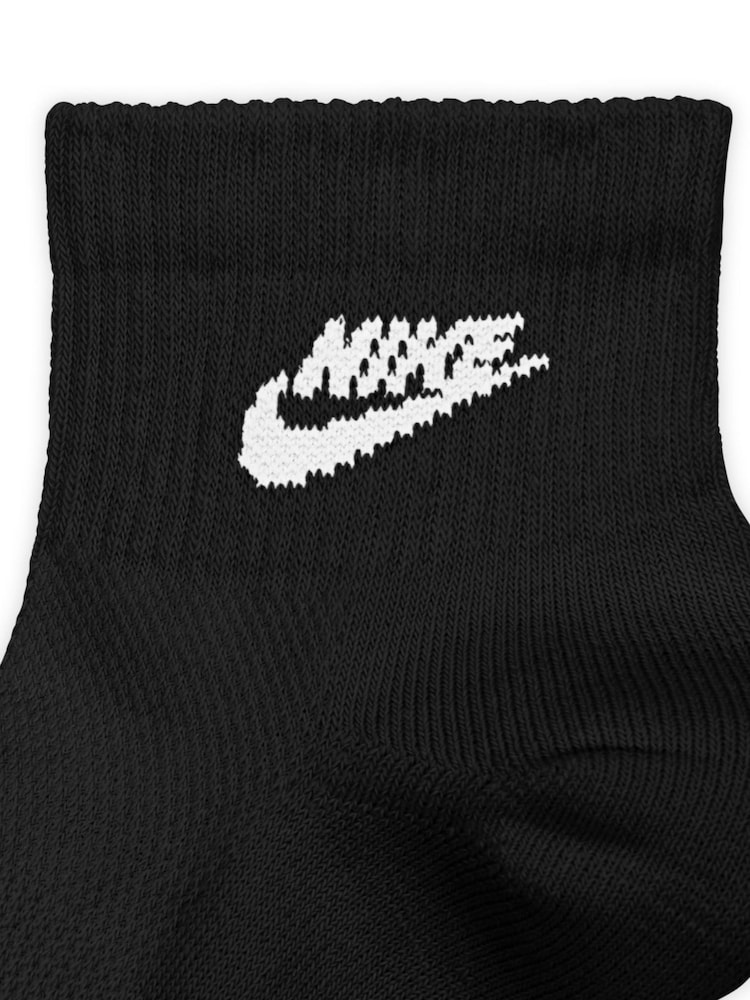 Черный - Nike повседневные Носки лодыжки 3 набор - Изображение 4 4