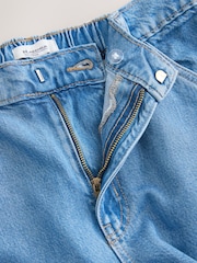 Middenblauw denim - N. Premium Tencel Blend Shorts - Afbeelding 2 van 4