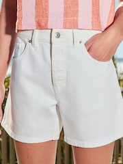 White Denim Shorts - Image 7 of 11