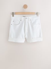 White Denim Shorts - Image 9 of 11