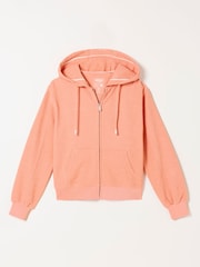 Rosa coral - Sudadera con capucha y zíper FatFace - Imagen 6 de 6