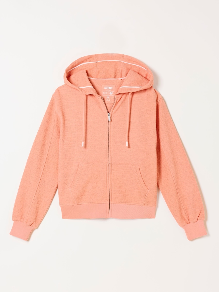 Rosa coral - Sudadera con capucha y zíper FatFace - Imagen 6 de 6
