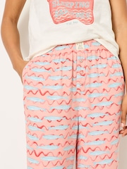 FatFace Πιτζάμες με φαρδιά γραμμή - Εικόνα 4 του 6