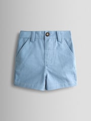 JoJo Maman Bébé Blue Twill Chino Shorts - Image 1 of 3