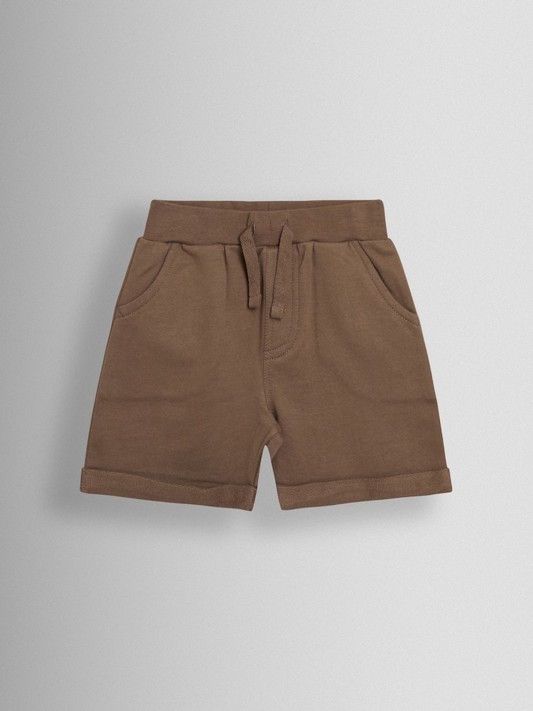 JoJo Maman Bébé Natural 2-Pack Jogger Shorts - Image 2 of 5