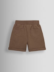 JoJo Maman Bébé Natural 2-Pack Jogger Shorts - Image 3 of 5