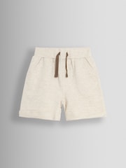 JoJo Maman Bébé Natural 2-Pack Jogger Shorts - Image 4 of 5