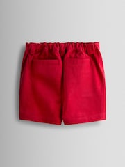 JoJo Maman Bébé Red Twill Chino Shorts - Image 2 of 4