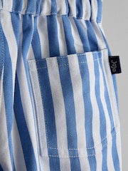 JoJo Maman Bébé Mid Blue Striped Pull On Trouser - Image 5 of 5