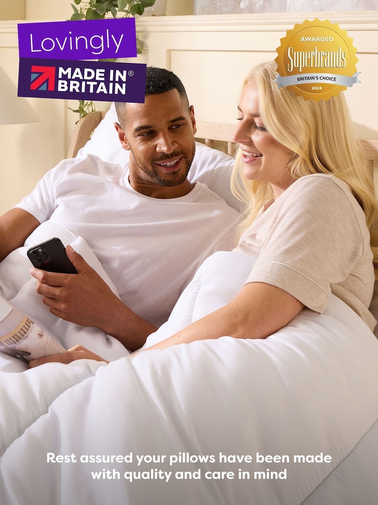 Slumberdown Set of 2 Cosy Nights Super Support Pillows - Image 6 of 6