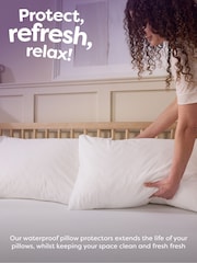 Slumberdown Waterproof Protect Pillow Protector - Image 3 of 8