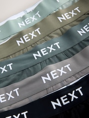 Vert - 5 Pack - Boxer en coton à devant A - Image 9 de 9