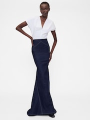 Gap GapStudio White Poplin Bodysuit - Image 3 of 7