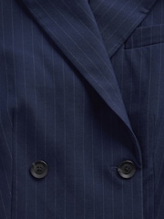 Gap GapStudio Blue Double-Breasted Tailored Coat - Image 5 of 5