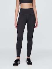Gap Black High Waisted Power Full Length Leggings - Image 1 of 5
