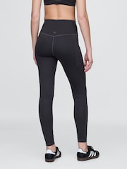 Gap Black High Waisted Power Full Length Leggings - Image 2 of 5