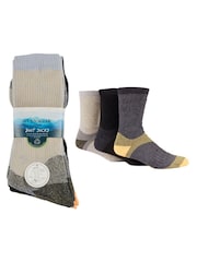 Glenmuir Black Cushioned Boot Socks with Arch Support 3 Pack - Image 4 of 7