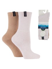 Natural - Glenmuir Walking Socks With Cushioned Soles 2 pack - Imagem 3 de 7