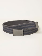 FatFace Grey Striped Reversible Belt - Image 1 of 2