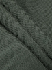 Reiss Kale Green Earl Merino Wool V-Neck Jumper - Image 6 of 6