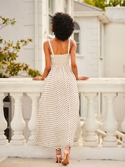 FatFace Mischa Ivory Prom Dress - Image 2 of 6
