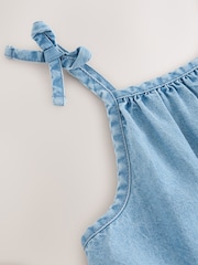 Blue Denim Angel Sleeve Dress (3-16yrs) - Image 3 of 4