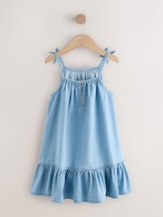 Blue Denim Angel Sleeve Dress (3-16yrs) - Image 6 of 8