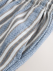 Blue Textured 7 Inch Stripe Shorts - Image 9 of 10