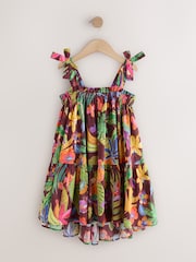 Tropical Strappy Frill Dress (3-16yrs) - Image 5 of 8