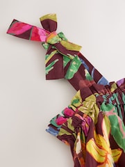 Tropical Strappy Frill Dress (3-16yrs) - Image 8 of 8