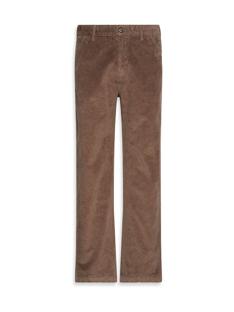 Calvin Klein Brown 90's Straight Corduroy Chino Trousers - Image 6 of 6 Calvin Klein Brown 90's Straight Corduroy Chino Trousers - Image 6 of 6
