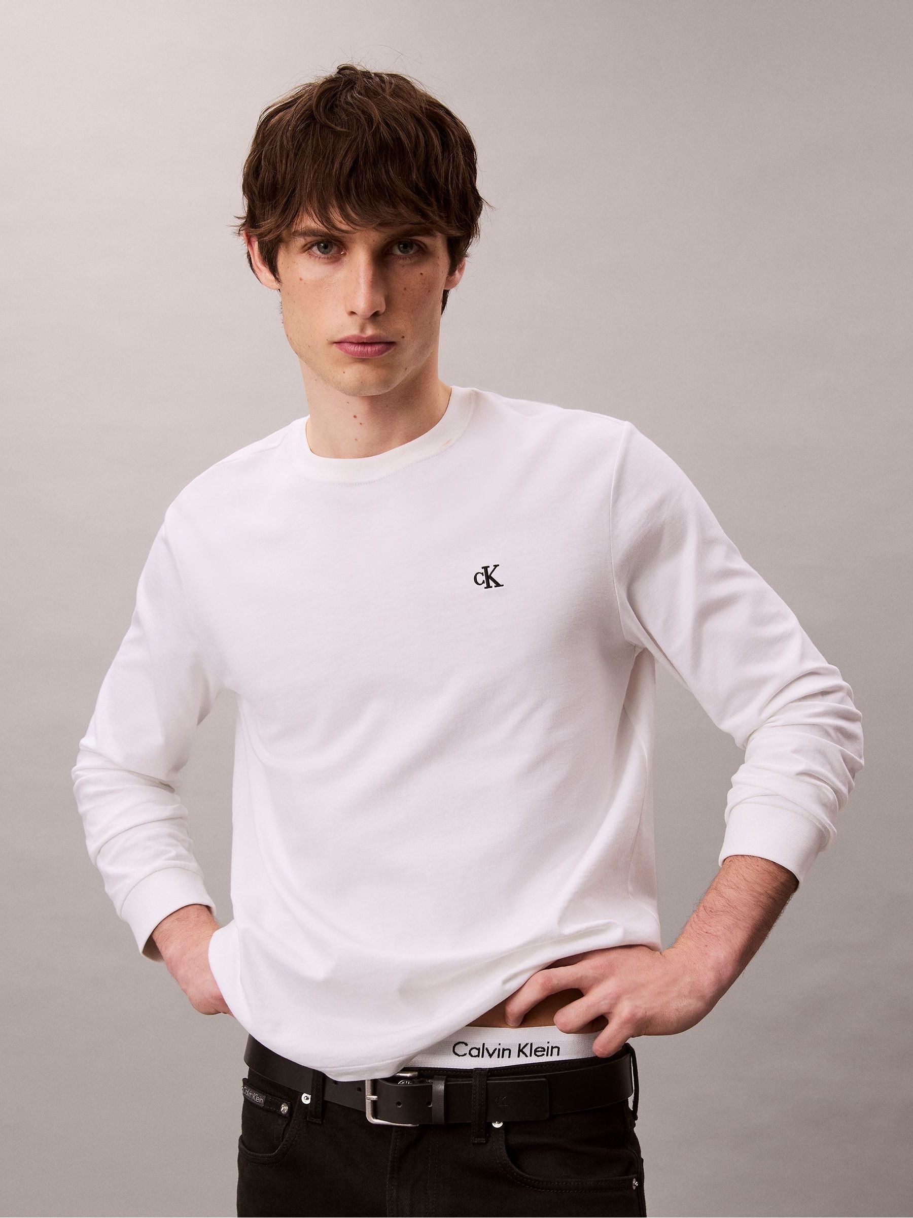 Buy Calvin Klein White Archive Logo Relaxed T-Shirt from Next USA