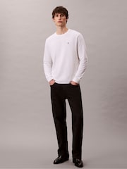 Calvin Klein White Archive Logo Relaxed T-Shirt - Image 6 of 7