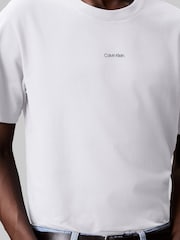 Calvin Klein White Logo T-Shirt - Image 3 of 5