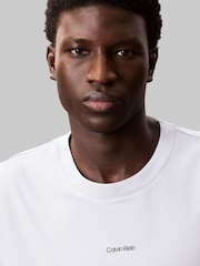 Calvin Klein White Logo T-Shirt - Image 5 of 5