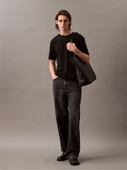 Calvin Klein Black Cotton T-Shirt - Image 1 of 6