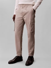 Calvin Klein Green Skinny Twill Cargo Pants - Image 5 of 6