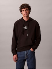 Calvin Klein Black Monogram Hoodie - Image 1 of 6