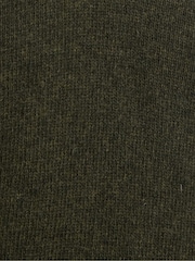 Barbour® Green Essential Lambswool Half Zip Jumper - Image 7 of 7