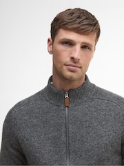 Barbour® Grey Talder Half Zip Jumper - Image 5 of 6