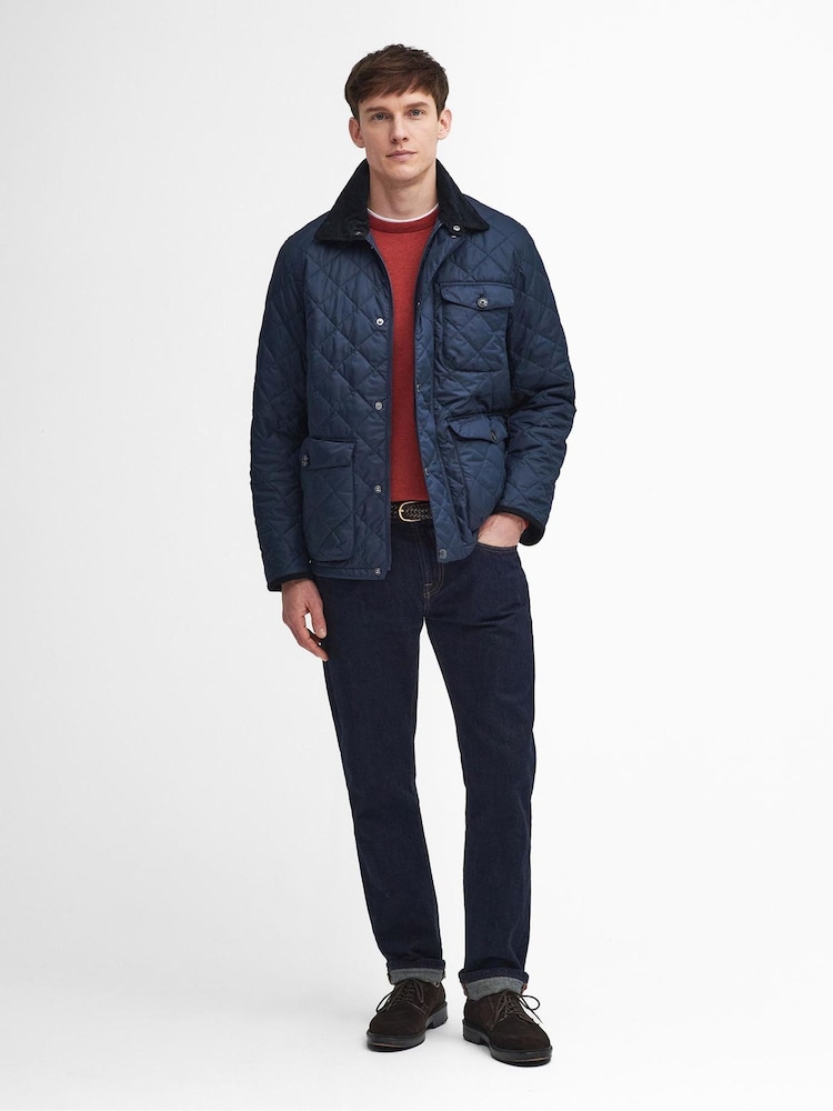 Barbour® Blue Hornby Quilted Jacket - Image 2 of 10 Barbour® Blue Hornby Quilted Jacket - Image 2 of 10