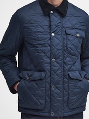 Barbour® Blue Hornby Quilted Jacket - Image 6 of 10