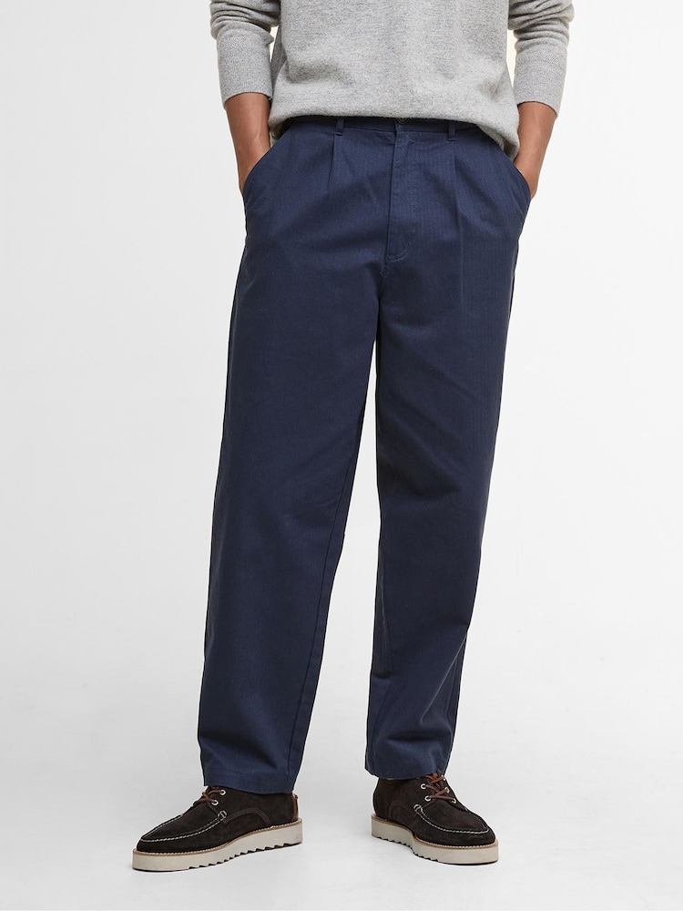 Barbour® Blue Navy Bayview Trousers - Image 2 of 6
