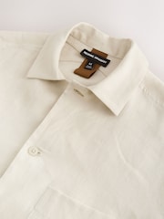 Nothing Ordinary Natural Pure Linen Long Sleeve Shirt - Image 2 of 3