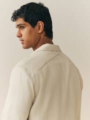 Nothing Ordinary Natural Pure Linen Long Sleeve Shirt - Image 5 of 9