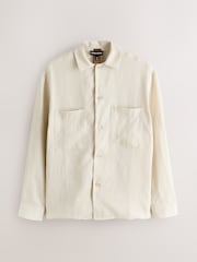 Nothing Ordinary Natural Pure Linen Long Sleeve Shirt - Image 7 of 9