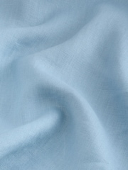 Nothing Ordinary Blue Pure Linen Long Sleeve Shirt - Image 8 of 8