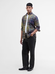 Barbour® Brown Glendale TF Shirt Classic - Image 4 of 8