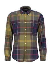 Barbour® Brown Glendale TF Shirt Classic - Image 7 of 8