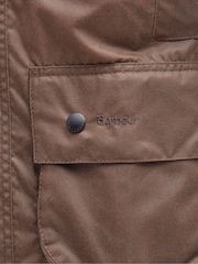 Barbour® Brown Beaufort Wax Jacket - Image 9 of 9